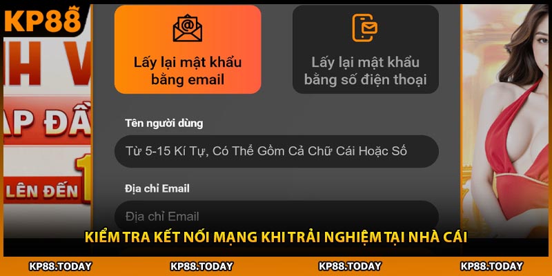 Kiểm tra kết nối mạng khi trải nghiệm tại nhà cái Kiểm tra kết nối mạng khi trải nghiệm tại nhà cái
